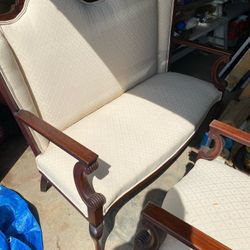 Vintage Couch And Chair Set 