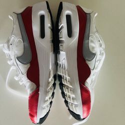 Men's - Nike Air Max SC White/wolf Grey Red Shoes - Size 10 