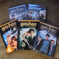 Harry Potter DVDs 1-5