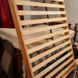 Bed With Mattress And Two Chairs 