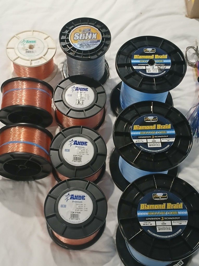 Offshore Fishing Line Lures Leaders  (Braided Lines Sold) Everything Else $200obo