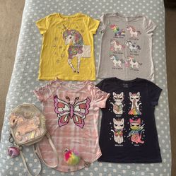 Girl T-shirts (Backpack And Keychain Included)