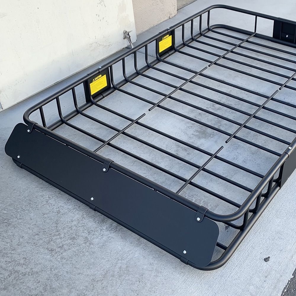 $130 (New) Universal roof rack 64x39 inch car top cargo basket