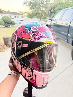 Icon Airframe Pro Motorcycle Helmet Beastie Bunny size XS 54cm
