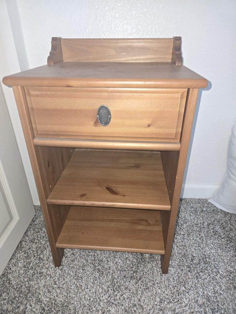 Wood Nightstand/end Table