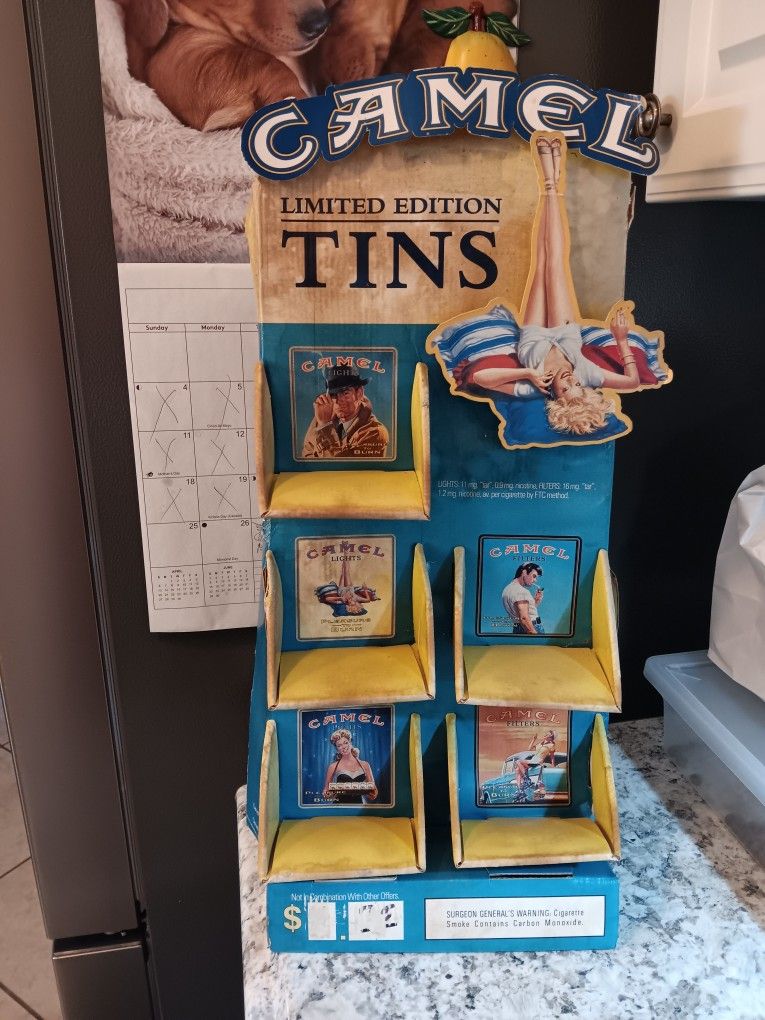 Vintage Camel Store Advertising Display