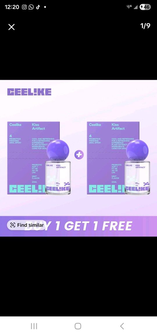 ✨ Ceelike Probiotic Oral Spray – Mint Flavor – Buy 1 Get 1 Free (Brand New Sealed)