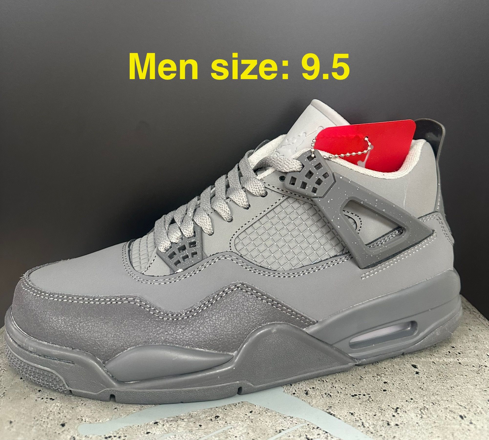 Jordan 4, Men Size 9.5, New