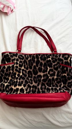 Coach cheetah print purse