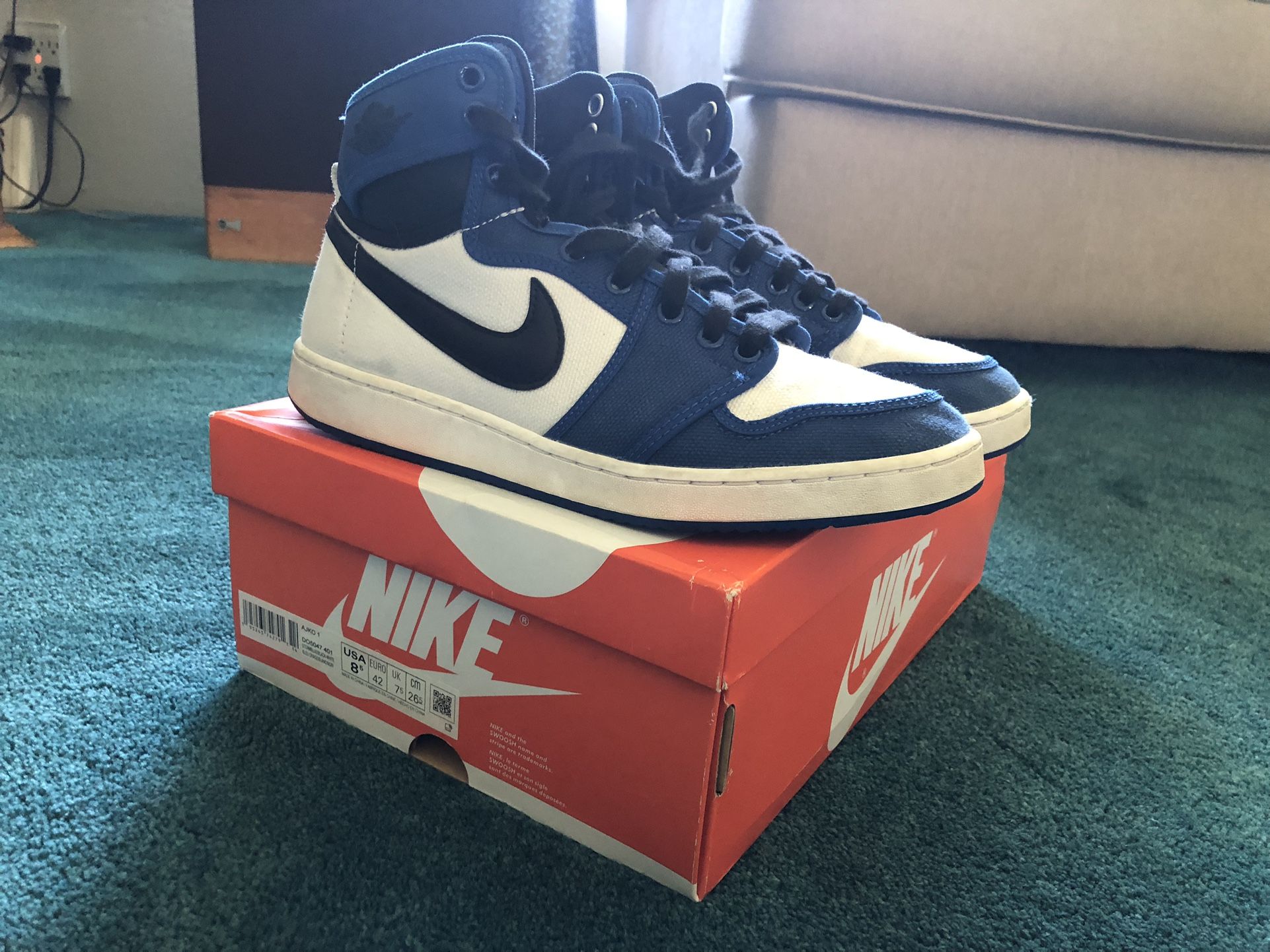 AJKO 1 “Storm Blue” Size 8.5