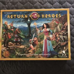 Return Of The  Heroes Board Game 