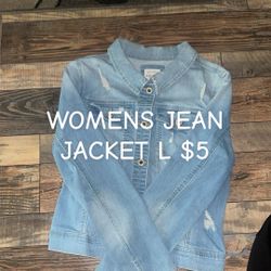 Women’s Jean Jacket L