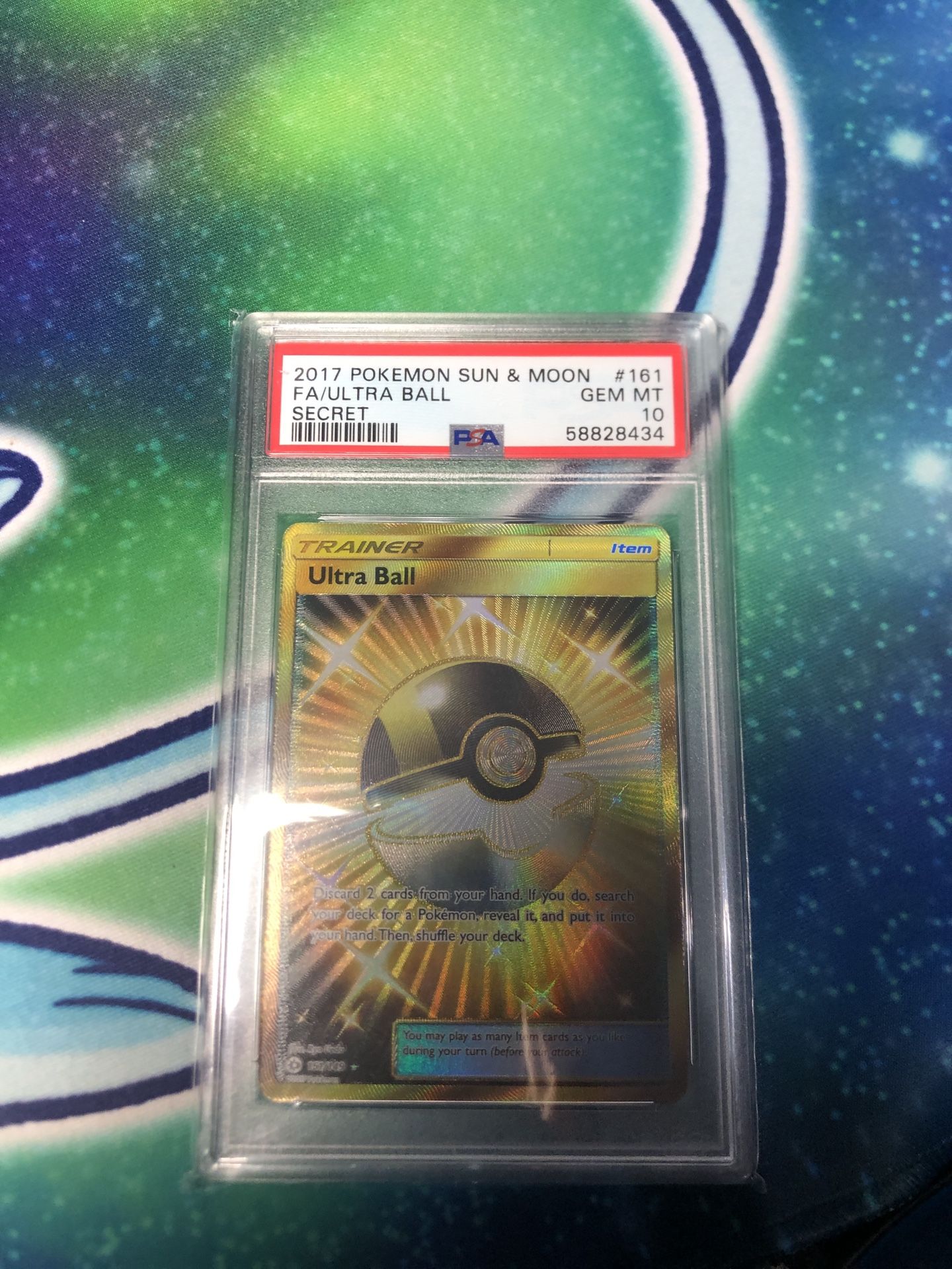 PSA 10 Ultra Ball Secret Rare #161