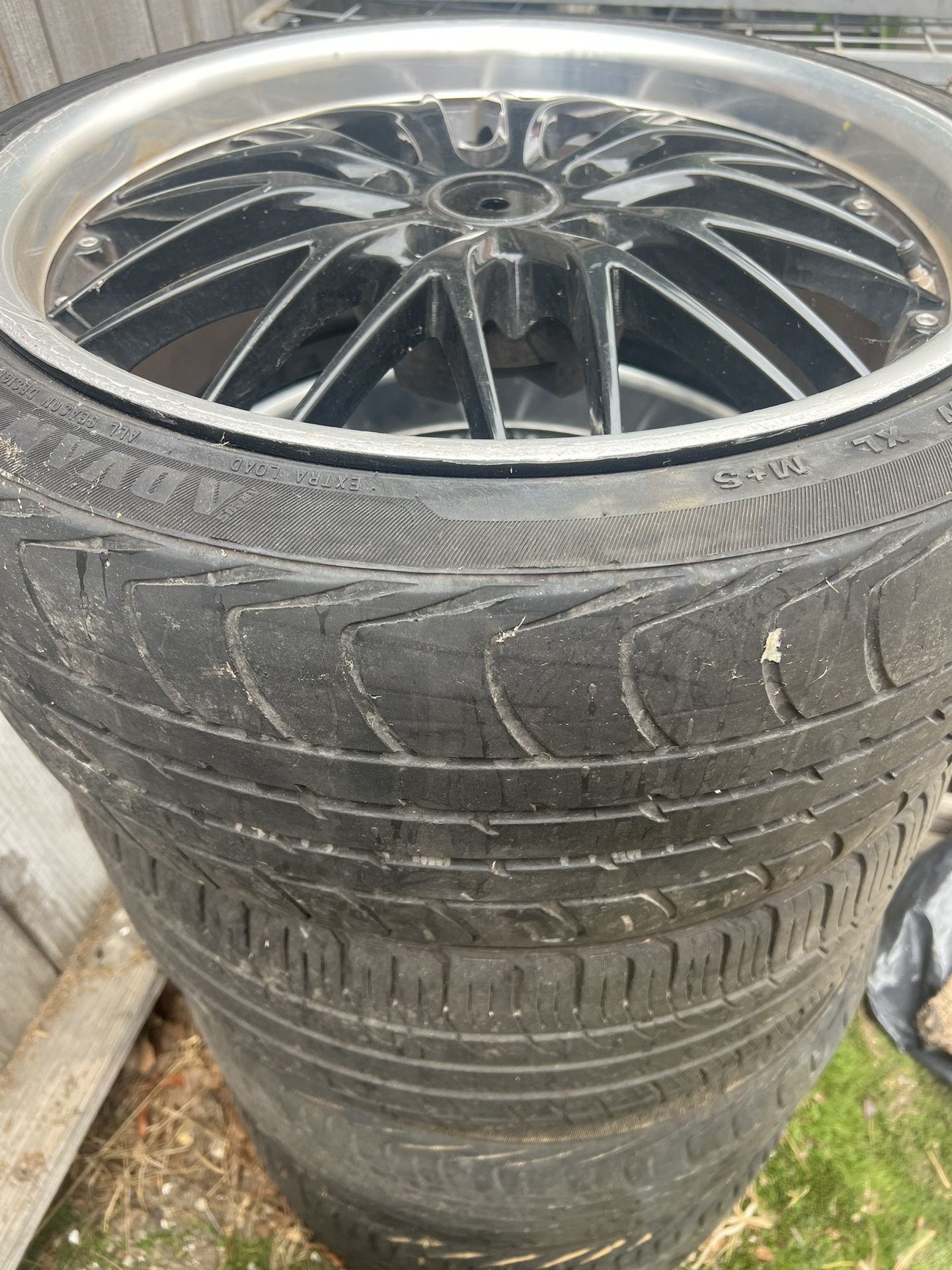 4x 19””inches Rims (5-120) + Tires 