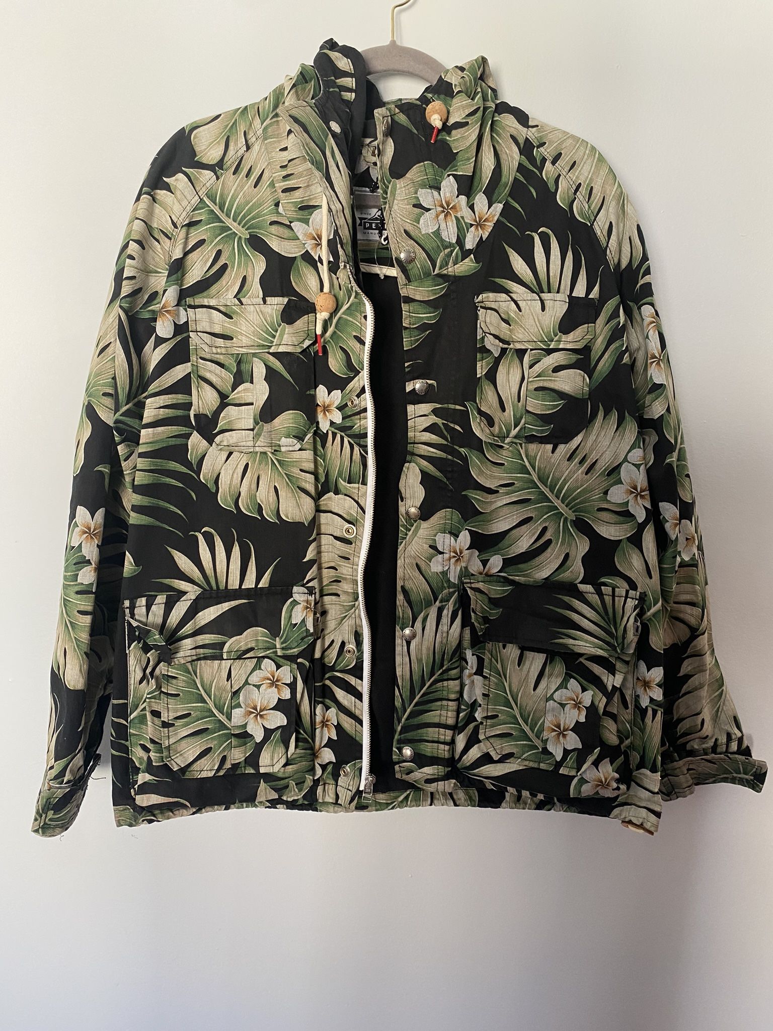 Men Large Floral Penfield Jacket