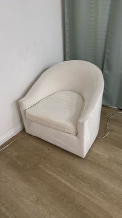 White sofa chair