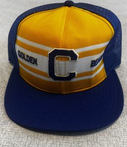 California Golden Bears Cal Hat Cap AJD Lucky Stripe Snapback Vintage