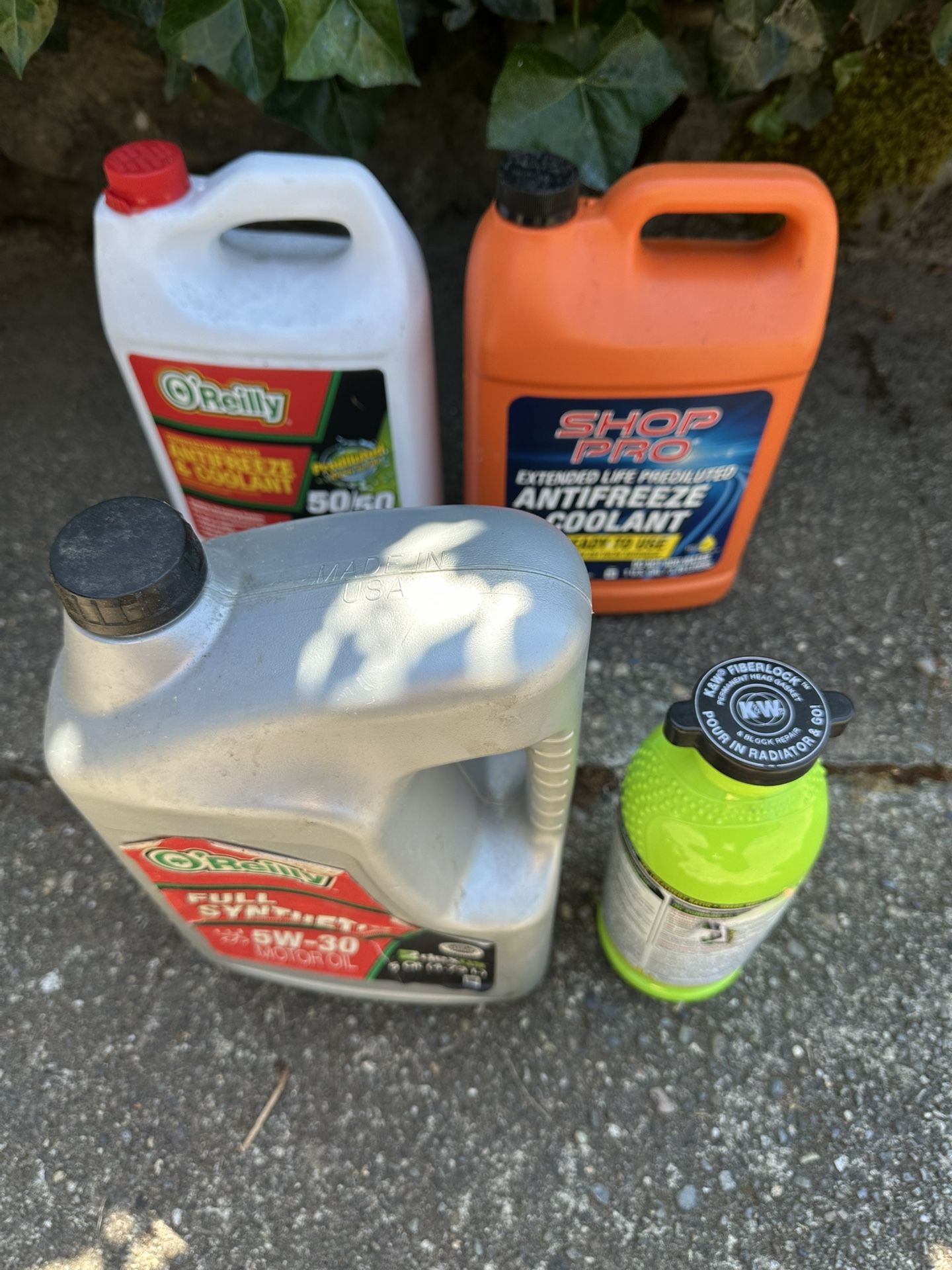 Car Fluid Bundle $3 For All