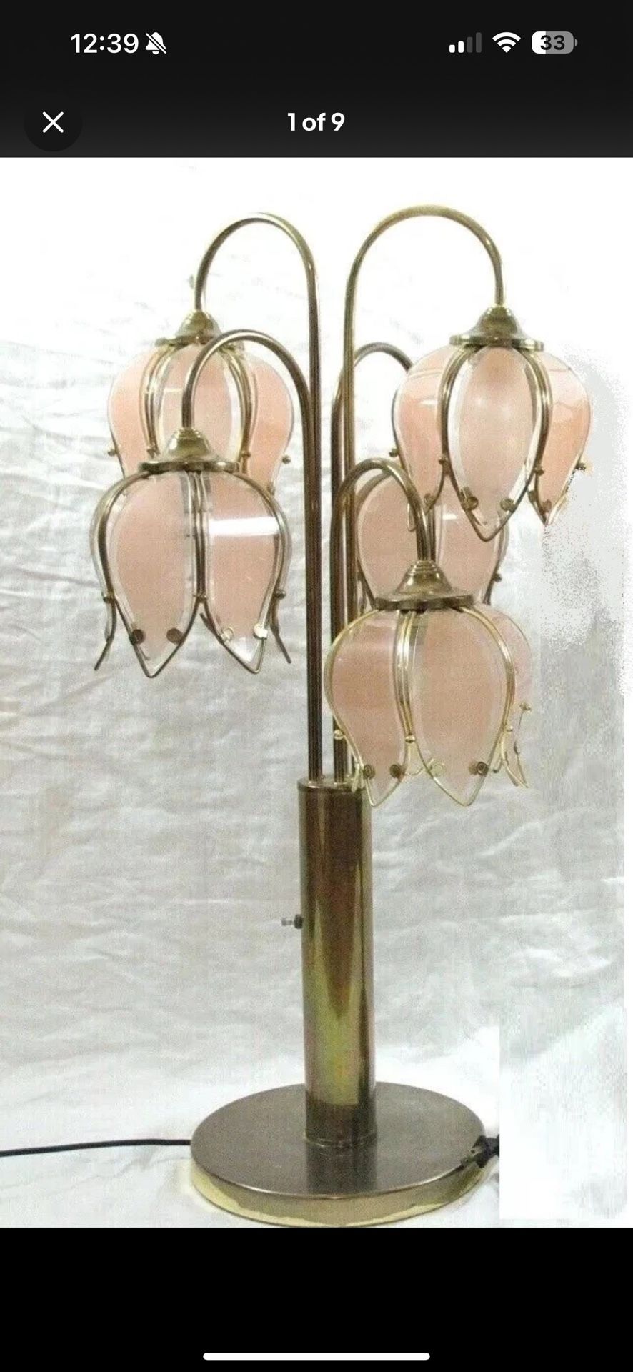 In Search Of Vintage Lotus Flower Lamp