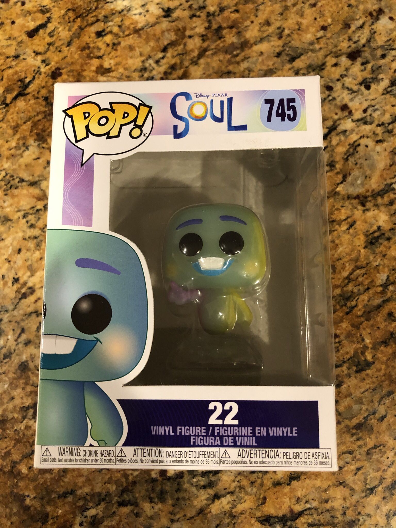 Funko Pop 22 #745 Disney Pixar Soul, Mint box