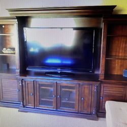 Walnut Wood Wall Unit