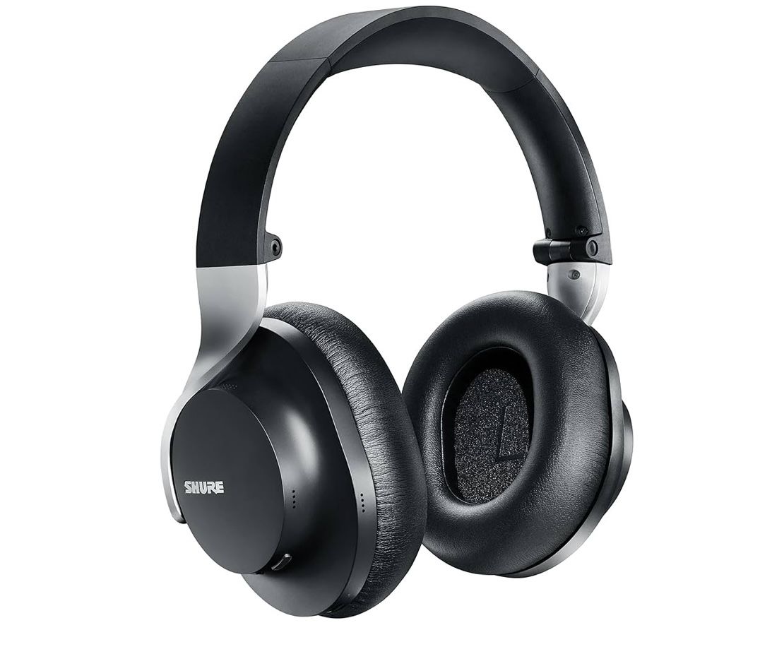 Shure AONIC 40 Over Ear Wireless Bluetooth Noise Cancelling Headphones with Microphone, Studio-Quality Sound, 25 Hour Battery Life, Fingertip Controls