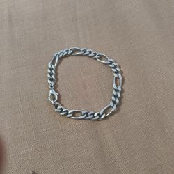 Figaro Bracelet Stirling Silver XL 