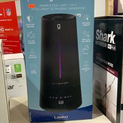 Lasko Pure Guardian Warm & Cool Mist + UV-C Intelligent Ultrasonic Humidifier 