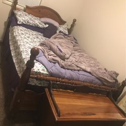 Mattress Box spring And Head Board And Footboard Only 