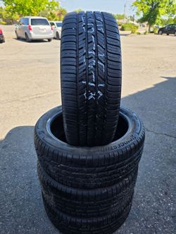 215/45/18 bridgestone 4 used like new tire for sale