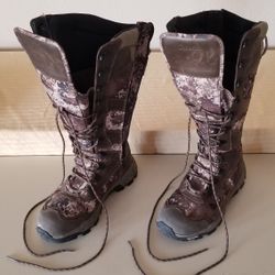 Cabela's Treadfast 2.0 GORE-TEX Side Zip Snake Boots Hunting Sz 10W