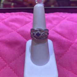 14KT White Gold Diamond Ring