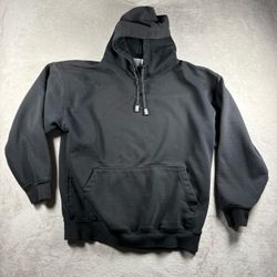Pro Club Heavy Weight Pull Over Hoodie Men's Size L Faded Black Jacket Y2K