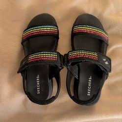 Girls Black Sandals