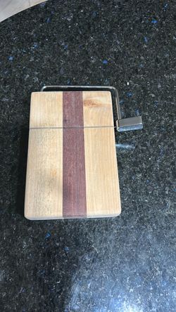 Wooden Cheese Slicer Board with Wire Cutter