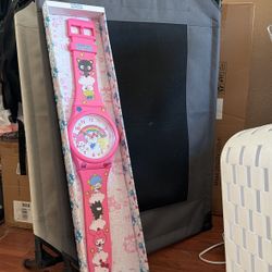 Hello Kitty Wall Clock Watch