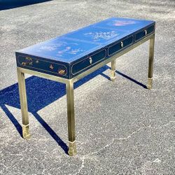 Vintage Asian inspired & Brass Console table