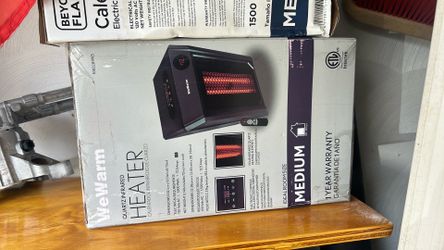 We warm heater brand new