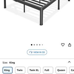 King Size Metal Bed Frame 