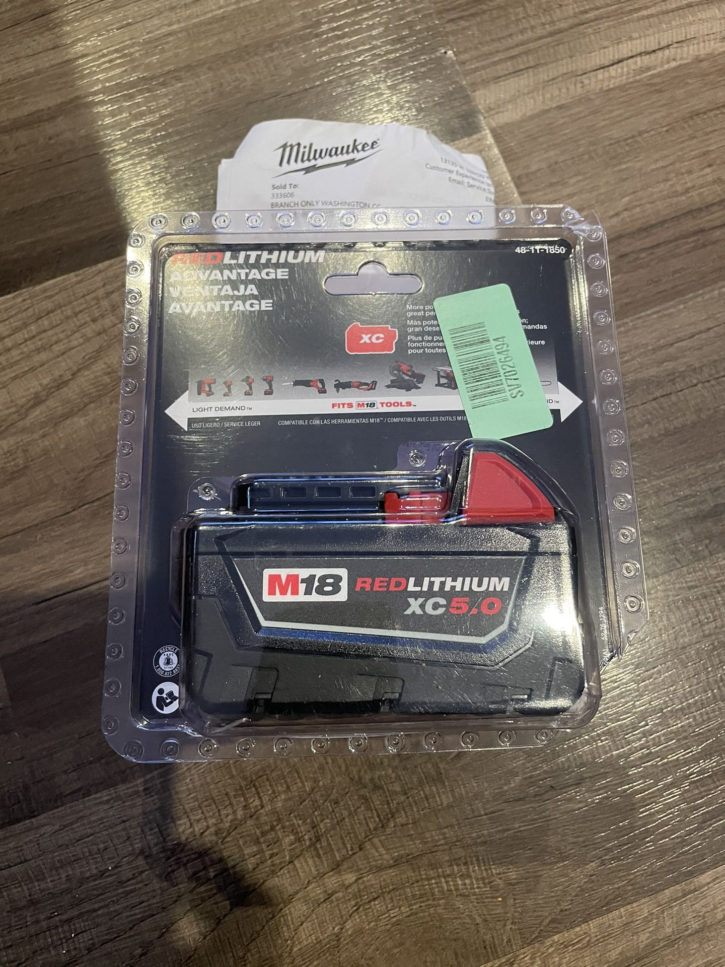Milwaukee M18 XC 5.0 Battery 