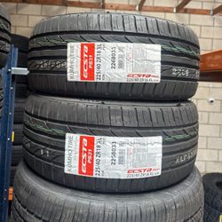 225/40/18 KUMHO Ecsta New Tires Installed AND Balanced Included 