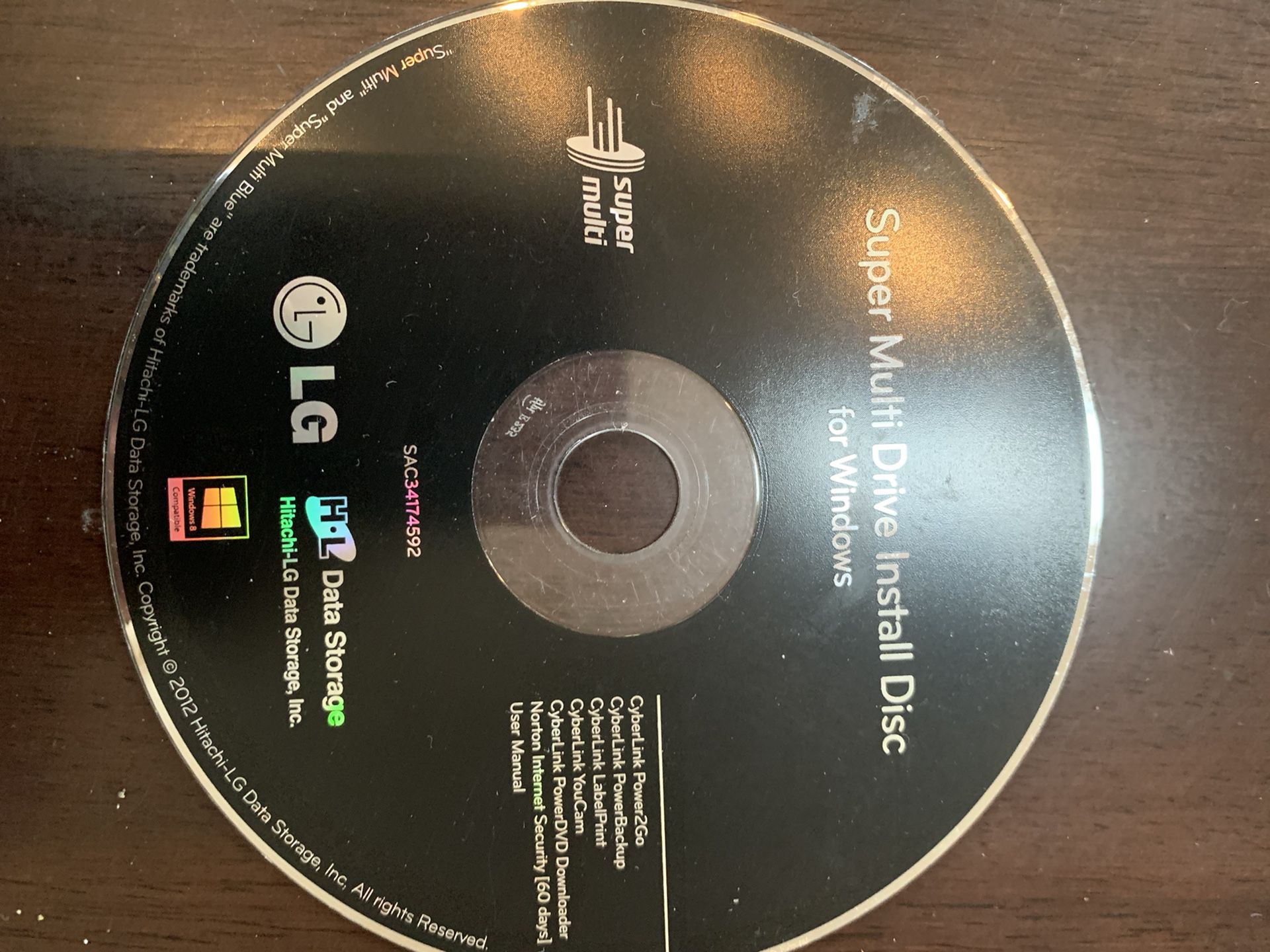 Super Multi Drive Install Disc