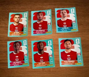 PANINI WORLD CUP ENGLAND  SOCCER TEAM. LOT OF 6 STICKERS NEW SELLER WILL BE AWAY UNTIl JULY 10
