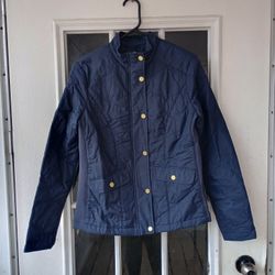 A.N.D eawy Womens Jacket Size Medium Black Long Sleeve Quilted