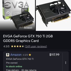 EVGA Graphic Card 