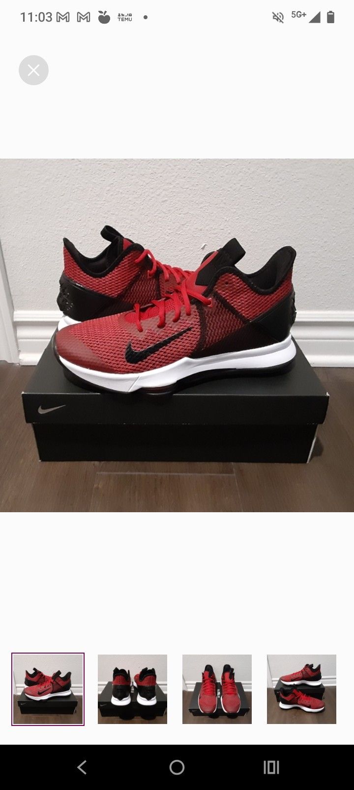 Nike LeBron Multiple Sizes Men's 11 + 11.5