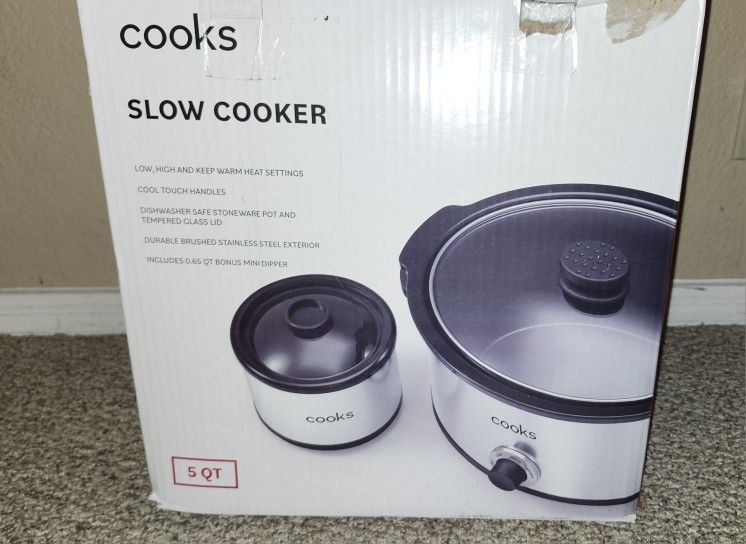 Cooks Slow Cooker 5QT