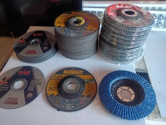 Cutting wheel 16 concrete wheels 25 sanding wheels 10