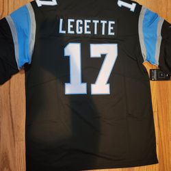 Carolina panther Carolina Panthers football uniform number 17 Xavier Legette jersey