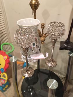 Lamp and candle holders